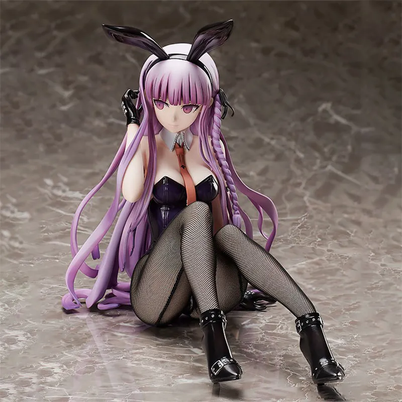 Action Freeing Danganronpa Kyoko Kirigiri Bunny Sexy Girl Action Figure PVC Action Figure Jouet 21,5 cm Collection Modèle Poupée Cadeaux X0503