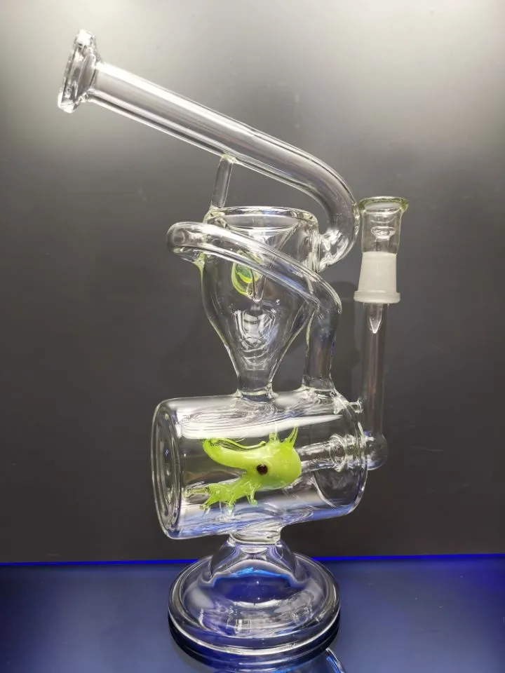 Recycler Tornado Percolator Glass Bong Wax Pipes Water Pijpen Olie Dab Rigs Glasrecycler met Bowl Sestshop