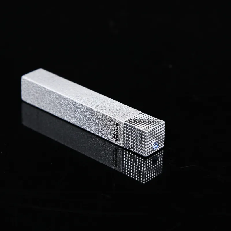 New Butane Windproof Ladies Lighter Interesting Square Open Flame Cute Cigarette Lighter Cigarette Accessory Gift