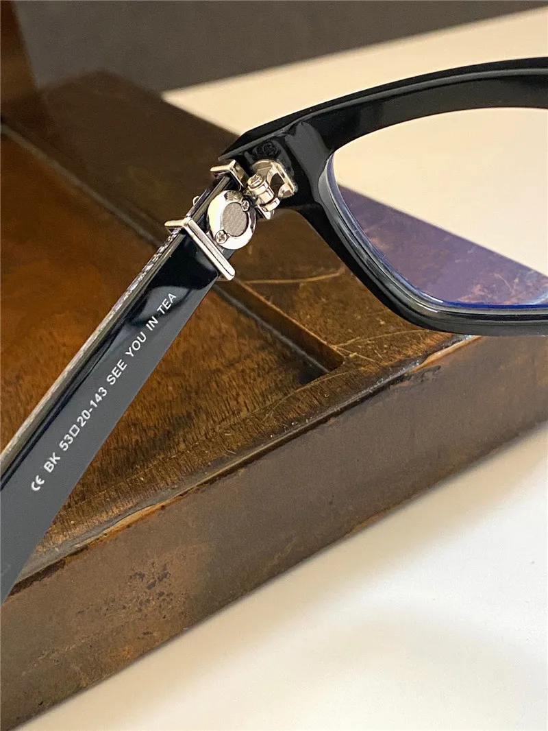 mode-brillenontwerp ZIE JE IN TEA optische bril vierkant frame retro eenvoudige en veelzijdige stijl topkwaliteit met doos kan pr203L