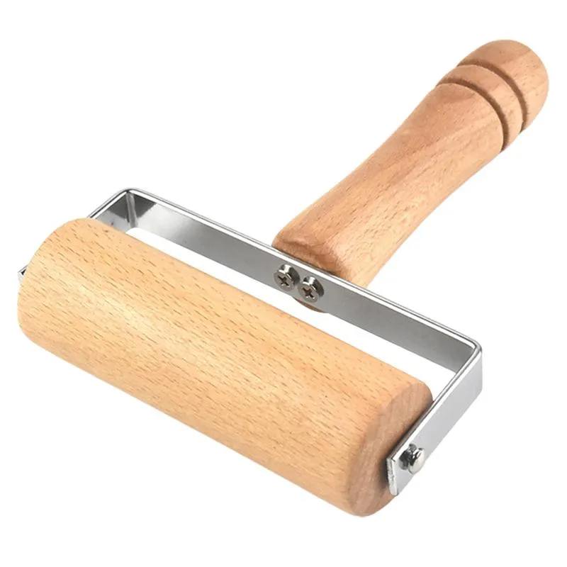 Rolling Pins & Pastry Boards Wooden Pin For Baking Dough And Pizza Roller With Handle Non-Stick Kitchen Supply Double Head GQ3337