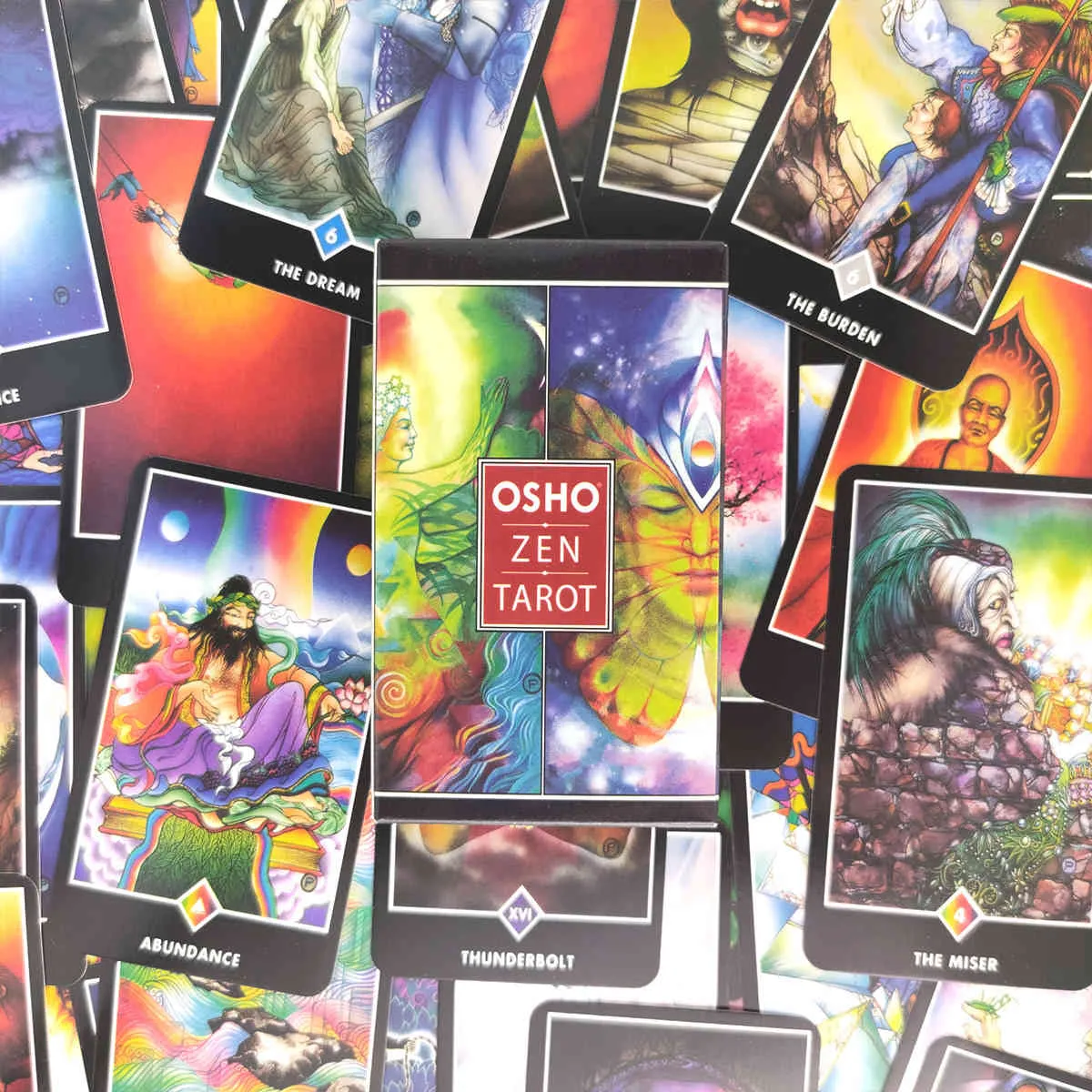 Nuove carte dei Tarocchi Osho Zen e guida PDF Divinazione Deck Intrattenimento Feste Gioco da tavolo Supporto drop shipping 78 Pz/scatola