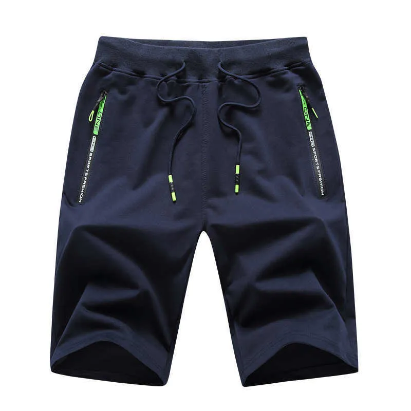 Erkekler Casual Nefes Hızlı Kuru Pantolon Cepler Plaj Katı Renk Spor Şort Polyester El Yıkama Düzenli 210714