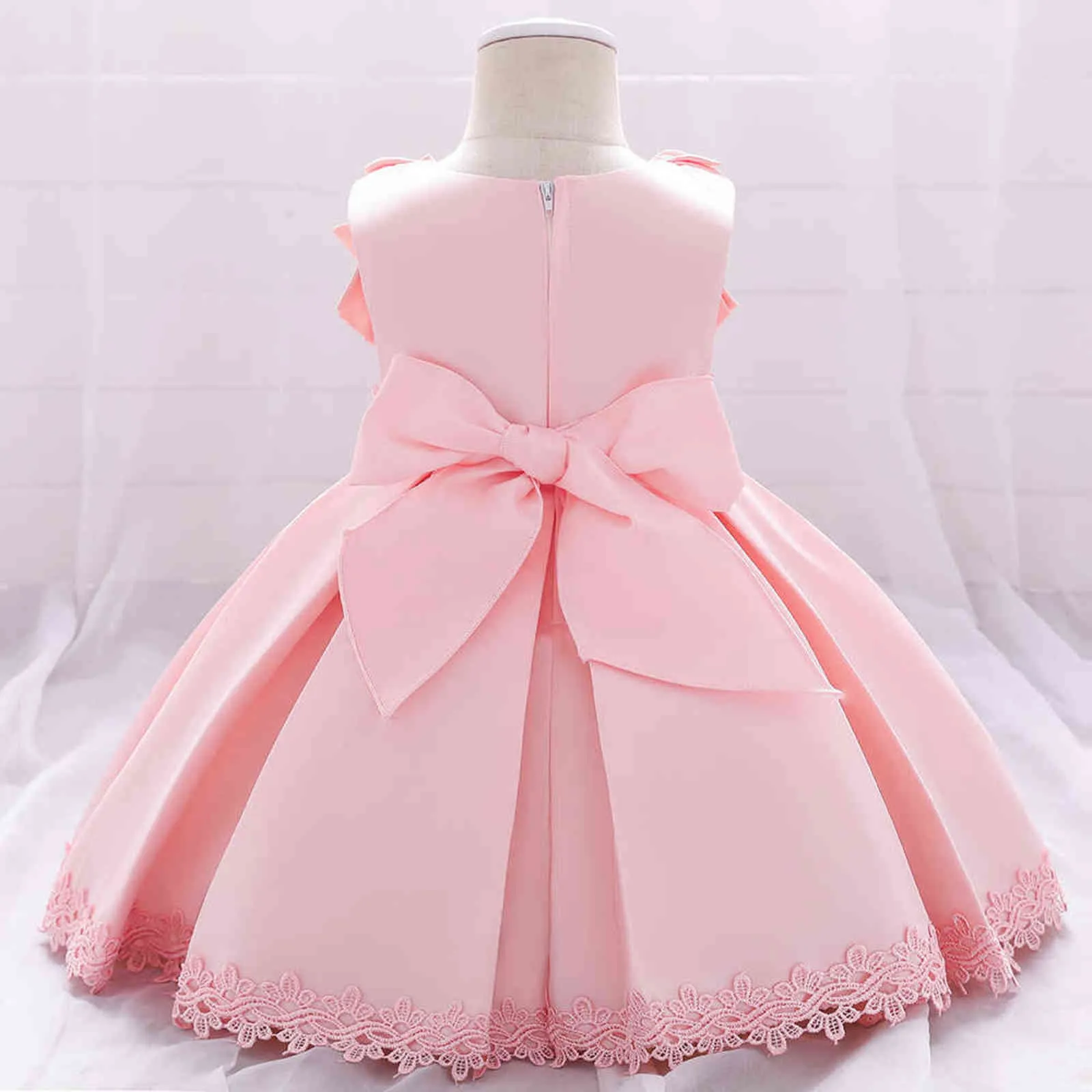 2021 Sukienka Letnia Dla 1 Rok Dziewczyna Berbeć Urodziny Princess Dresses Baby Girl Christmas Party Wedding Vestido G1129