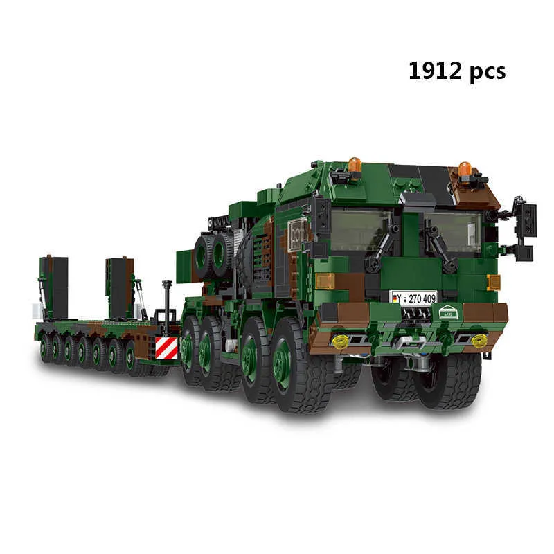 WW2 Panzer Tank Leopard Voiture blindée Camion militaire Blocs de construction Guerre mondiale Véhicule militaire Allemagne Tank Jouets éducatifs Q0624