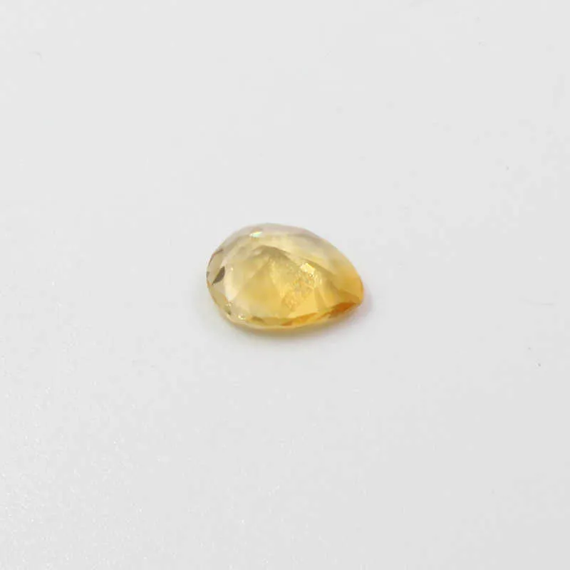 6mm * 8mm VVS grade naturel citrine pierres précieuses en vrac pour bijoux bricolage 100% vraie poire coupe citrine pierres précieuses perles H1015