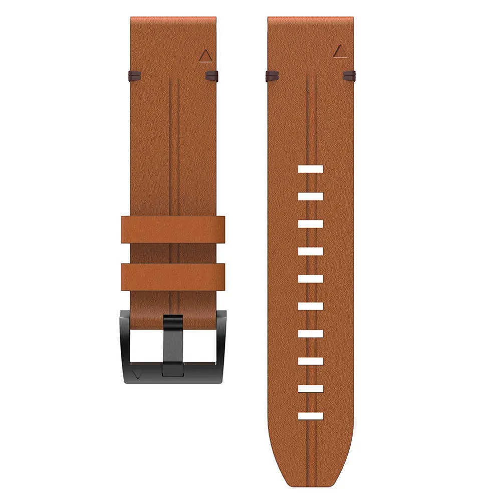 Bracelet Quickfit pour Garmin Fenix 6x 6 Pro 22mm 26mm Tactix Delta Bracelet de montre Easyfit Bracelet pour Fenix6 / 5 / 5x Bracelet en cuir H0915