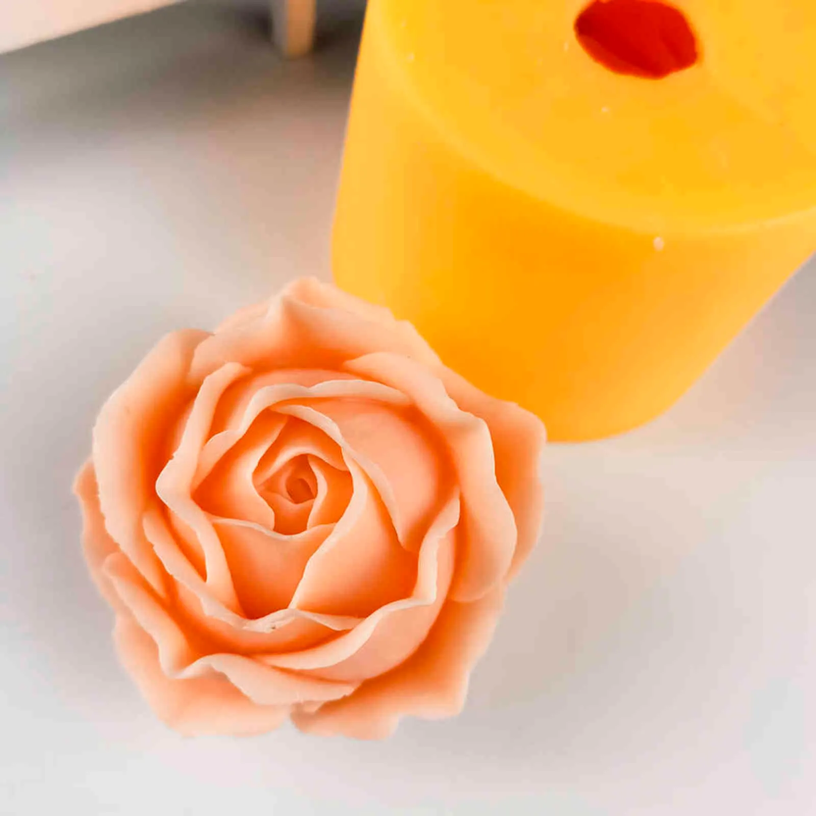 HC0291 PRZY Stampo fiori di rose Decorazione Stampi sapone vegetale Stampi fiori Stampi fiori Stampi candele in fiore in silicone Bouquet Fare argilla 211110