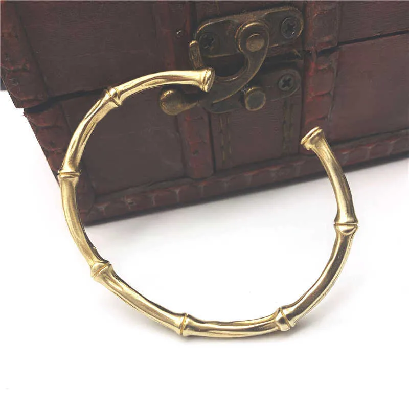 bamboo branch bracelet brass (11)