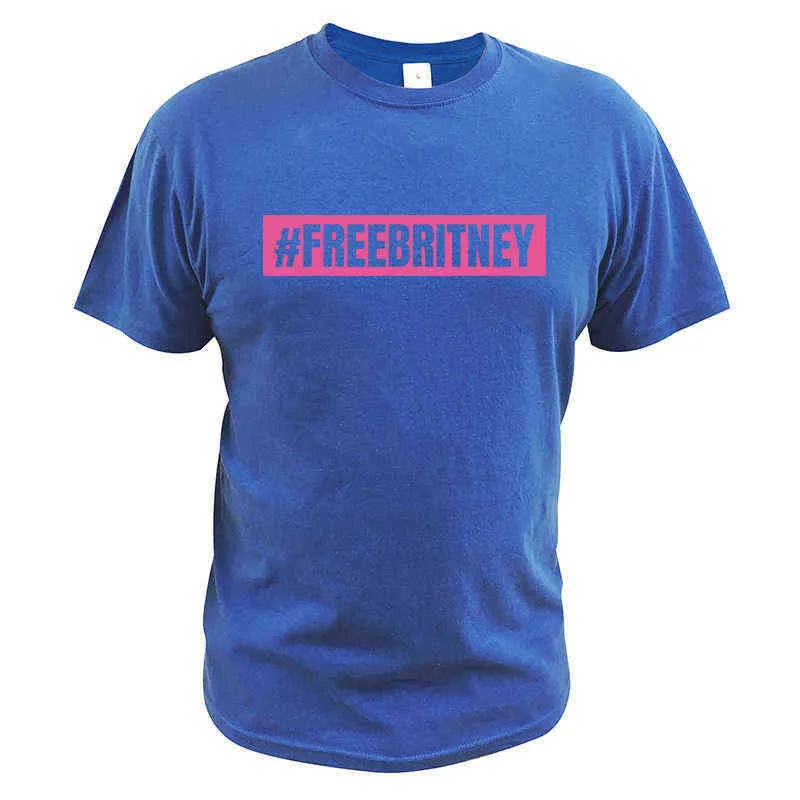 Gratuit Britney T Shirt Hashtag Tshirt 100% Coton À Manches Courtes Tee Tops Été Haute Qualité Premium Shirt G1222