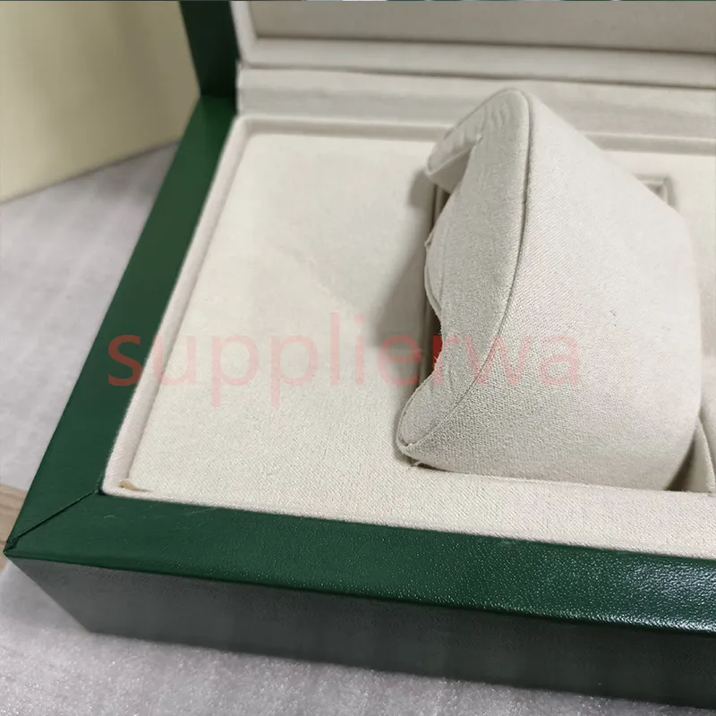 HJD ROLEX GRÖN BROCHURE Certificate Watch Boxes AAA Quality Gift Surprise Box Clamshell Square Exquisite Luxury Boxes Case Carry232s