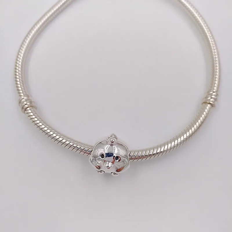 DIY charms pärlor för smycken uppsättningar gör kit charmig chick pandora 925 sterling silver pärlor armband kvinnor armband kedja halsband hänge födelsedag gåvor 791743