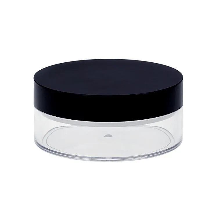 50g Plastic Empty Loose Powder Pot With Sieve Cosmetic Makeup Jar Container Travel Refillable Perfume Cosmetic Sifter LX2050