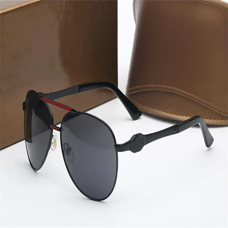 2023 marka projektantów klasyczne pilotażowe okulary przeciwsłoneczne amerykańskie okulary moda Słońce okulary słoneczne UV400 Złota Rama Mirror 58 mm soczewki 305R