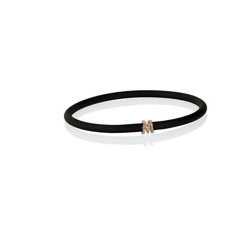 Pulseiras para famosa marca artesanal diy pulgles vintage moda pulseira de borracha de borracha arte minimalista presente designers 2020 q0719