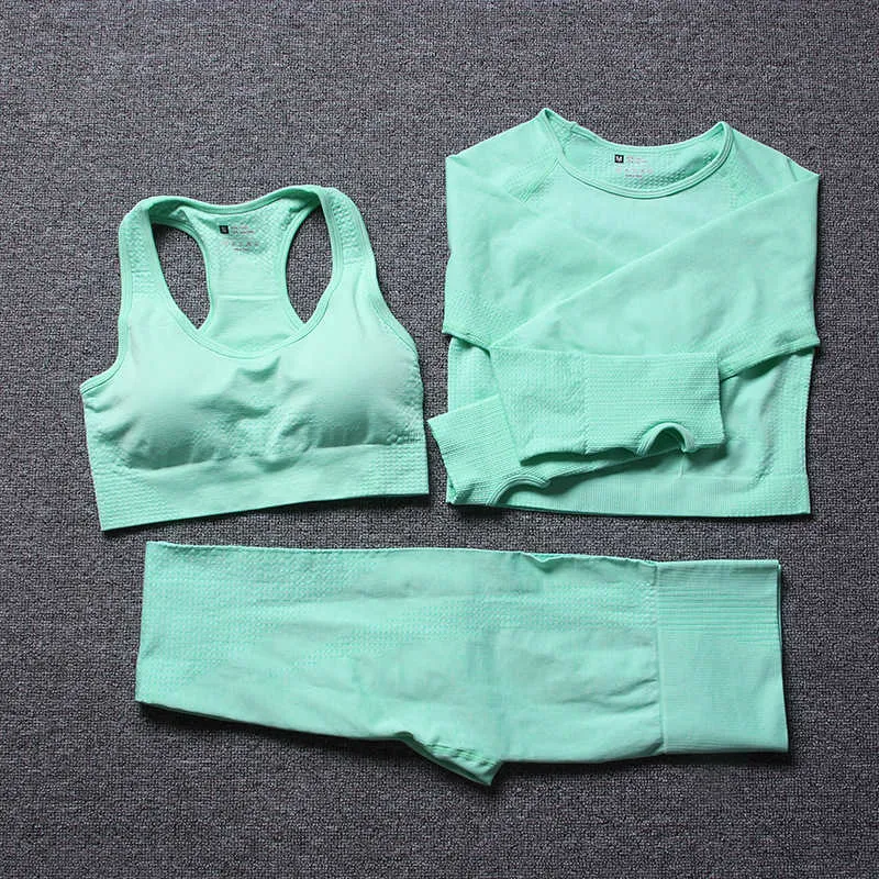Outfit de esporte para as mulheres juram workout roupas ginásio roupas yoga set terno fitness 210802