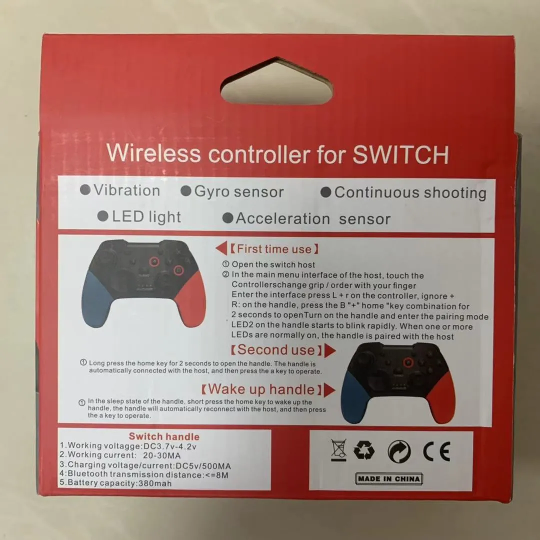 Controller di giochi con vibrazione Gamepad wireless Nintendo Switch PSTelefono cellulare Android TV Box Joystick da gioco