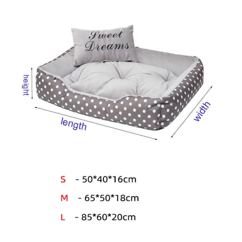 Dog Dot Bed Four Season Use Comode cucce cani camas para perros cani di piccola taglia Accessori animali domestici cani di alta qualità 211009