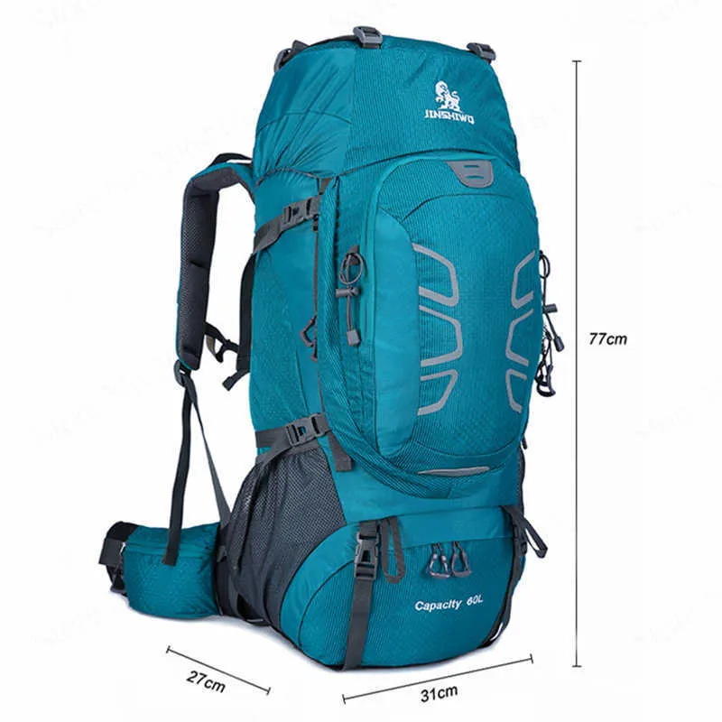 50/60L sac de sport de plein air étanche escalade randonnée sac à dos femmes hommes Camping alpinisme sac à dos vélo voyage sacs de pêche Q0721