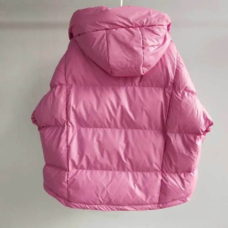 Toppies Femme À Capuche Outwear Chaud Pain Vestes Lâche Casual Bonbons Couleur veste d'hiver mode Coréen 211011