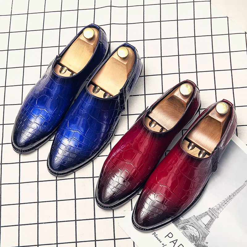 Persönlichkeit Trend Schuhe Designer männer Casual Leder Loafer Hausschuhe Mode Marke Männer Hohe Qualität Große Größe Italienisch