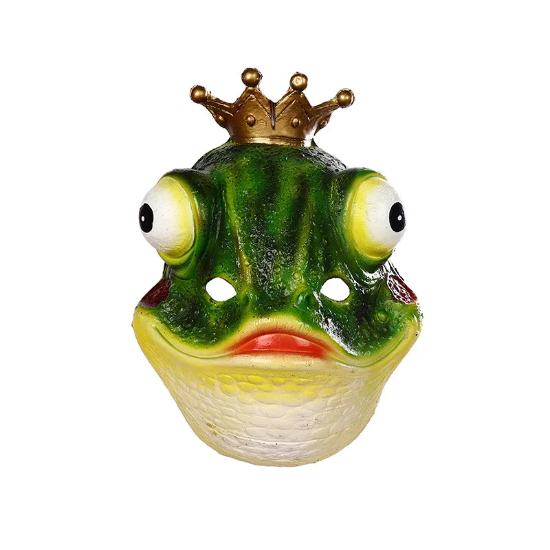 Kostium Frog Kostium Cosplay Maska Halloween Wielkanoc Masquerade Ball Party Rekwizyty Maski Dla Dorośli Mężczyźni Kobiety ENE18003