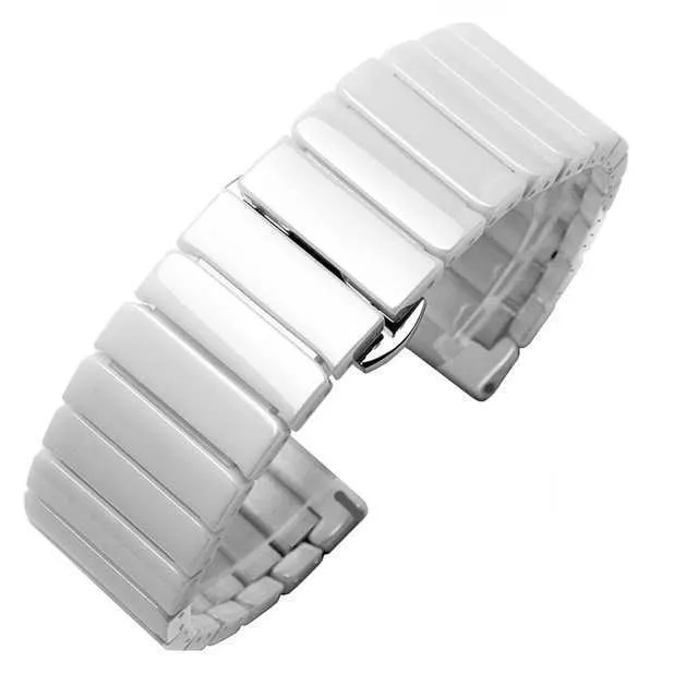 För Samsung Watch 4 Strap keramiskt armband för Samsung Galaxy Watch 4 40mm 44mm / Galaxy Watch 4 Classic 46mm 42mm Correa Strap H0915