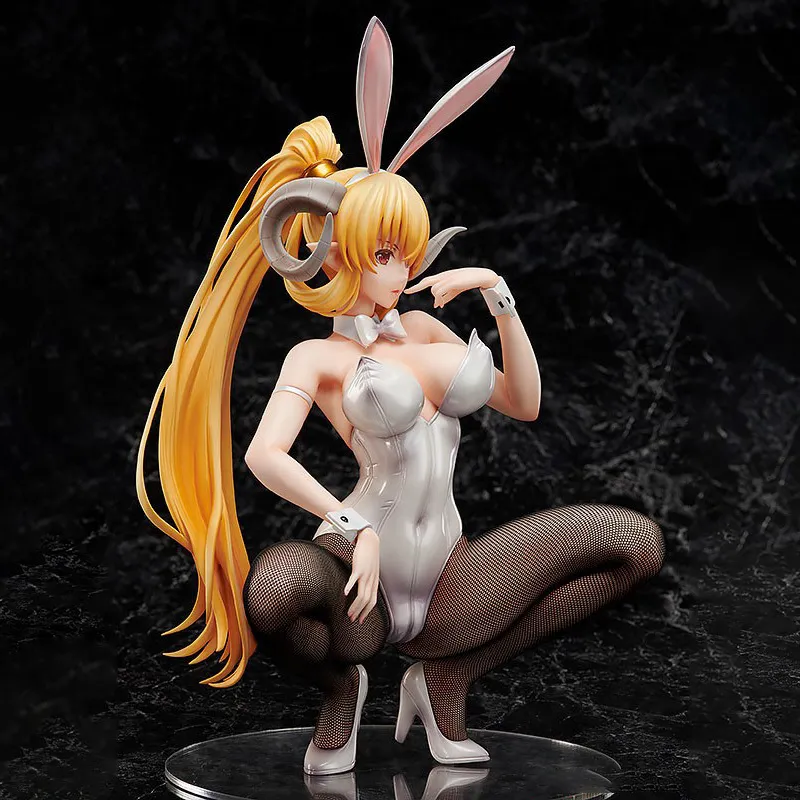 Anime Freeing the Seven Deadly Sins Lucifer Bunny 32cm PVC Action Figuur speelgoed SEXY GIRL Figuur Model Toys Collection Doll Gift X0503