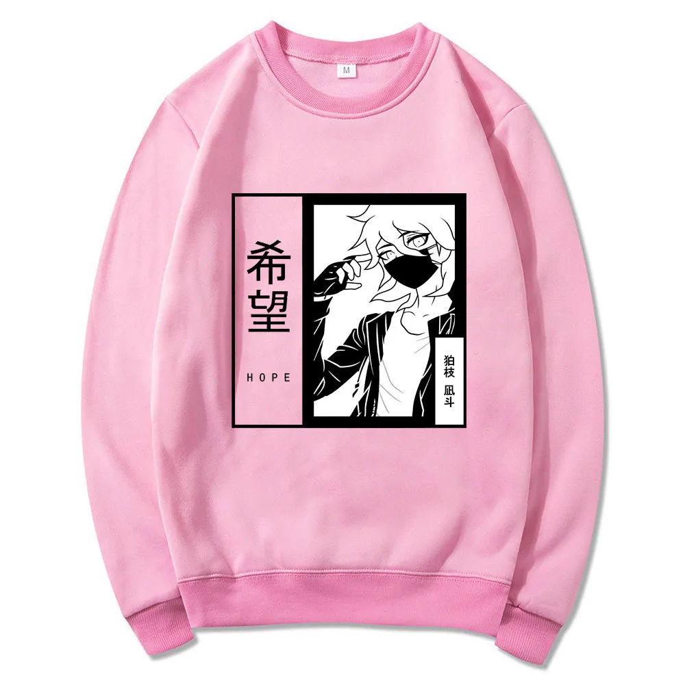 Anime Kokichi Oma Mężczyźni / Kobiety Pullover Bluza Prawda i kłamstwa Gry Bluzy Wiosna Kreatywność Bluzy Unisex Harajuku Hoodie Y0319