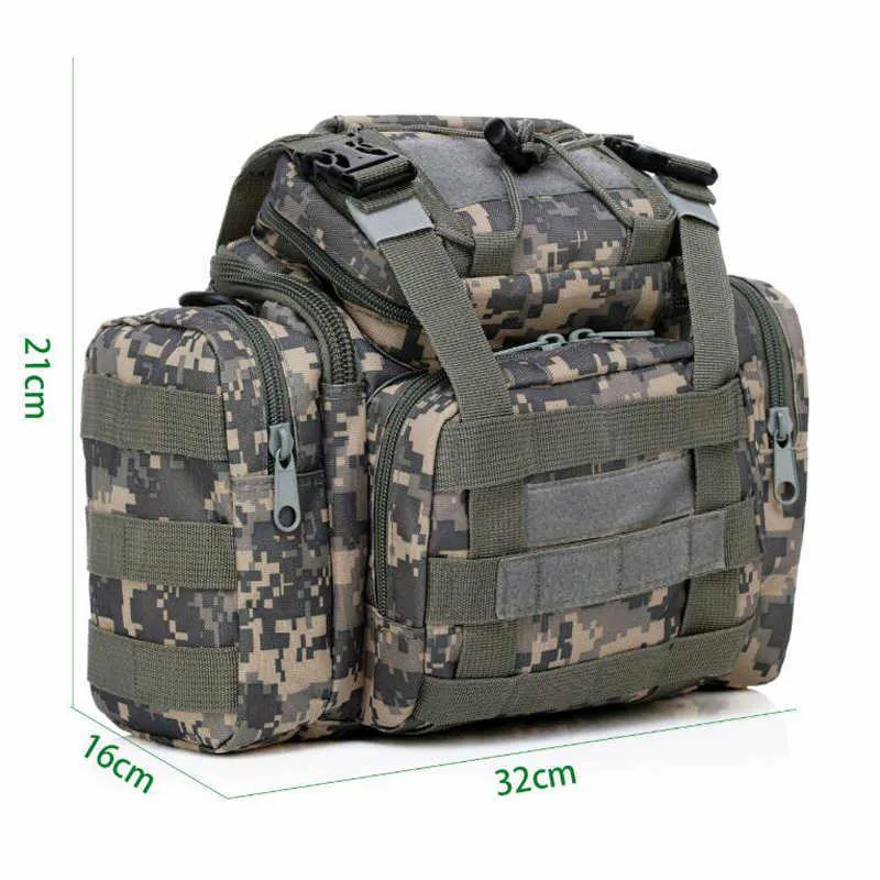 Oxford Waist Bag Multi-functional Tactical Soft Simple Shoulder Outdoor Casual Mountain Bag Camping Army Backpack Y0721