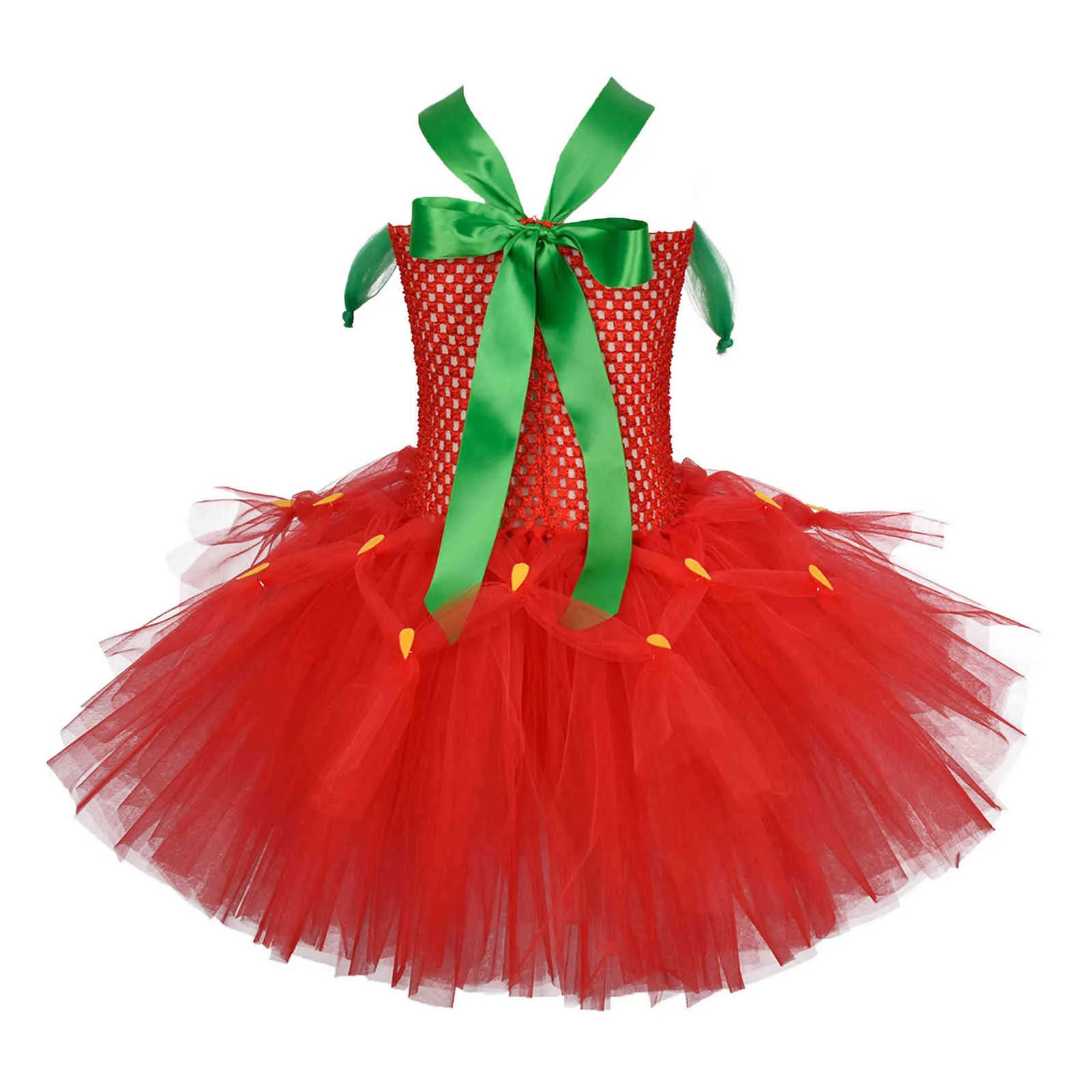 Fraise bébé filles robe nouveau-né dentelle robes de princesse pour bébé 1ère année robe d'anniversaire Costume de noël robe de fête infantile G1129