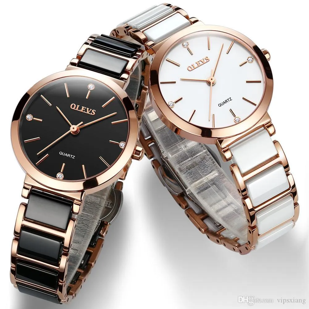 Montre-bracelet à Quartz pour femmes, avec bracelet en acier au tungstène, style décontracté, élégante, horloge féminine 283A