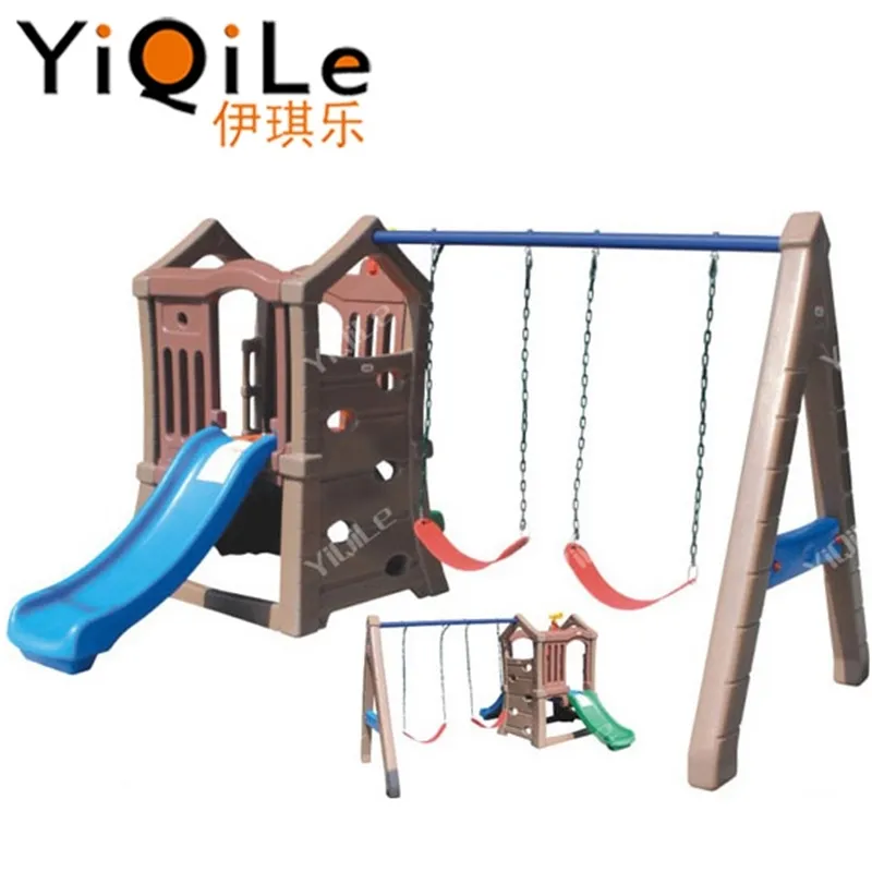 toys for kids indoor plastic swings and slid plastic slide054426811936909