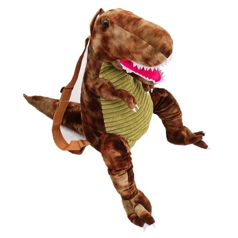 Creative 3D dinosaure enfants sacs à dos Animal dessin animé enfants voyage sac d'école 210901