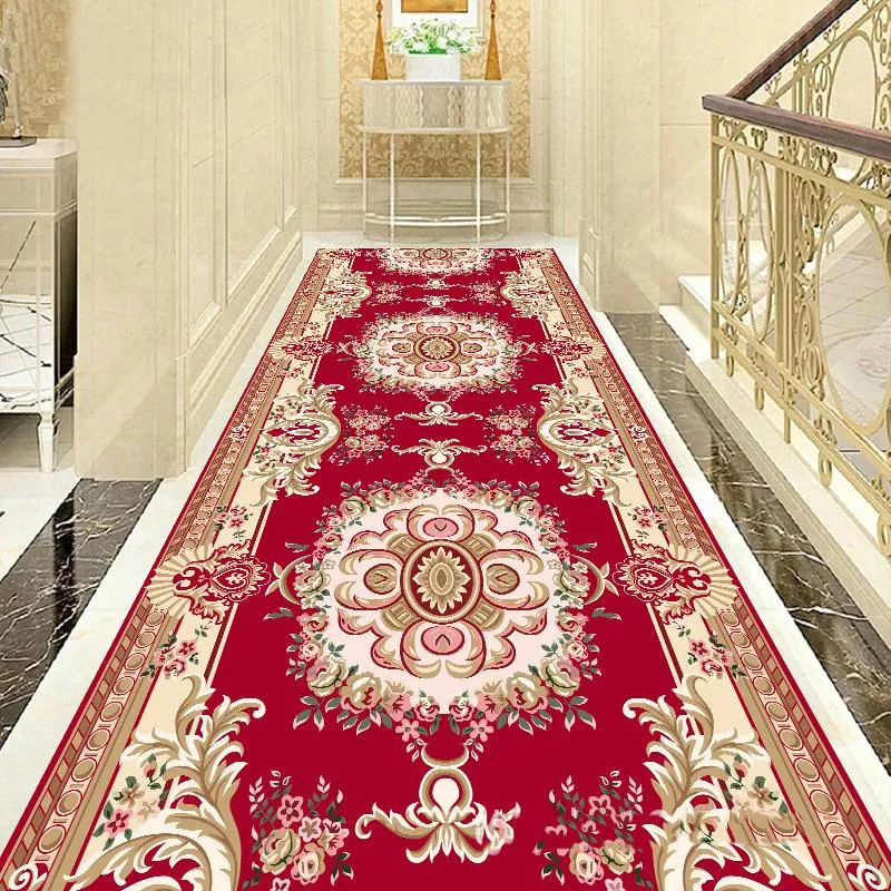 Creative Flower Carpets europeiska hallar Dörrat vardagsrum sovrum mattor mattor kök trappor matta anti-skid el331g