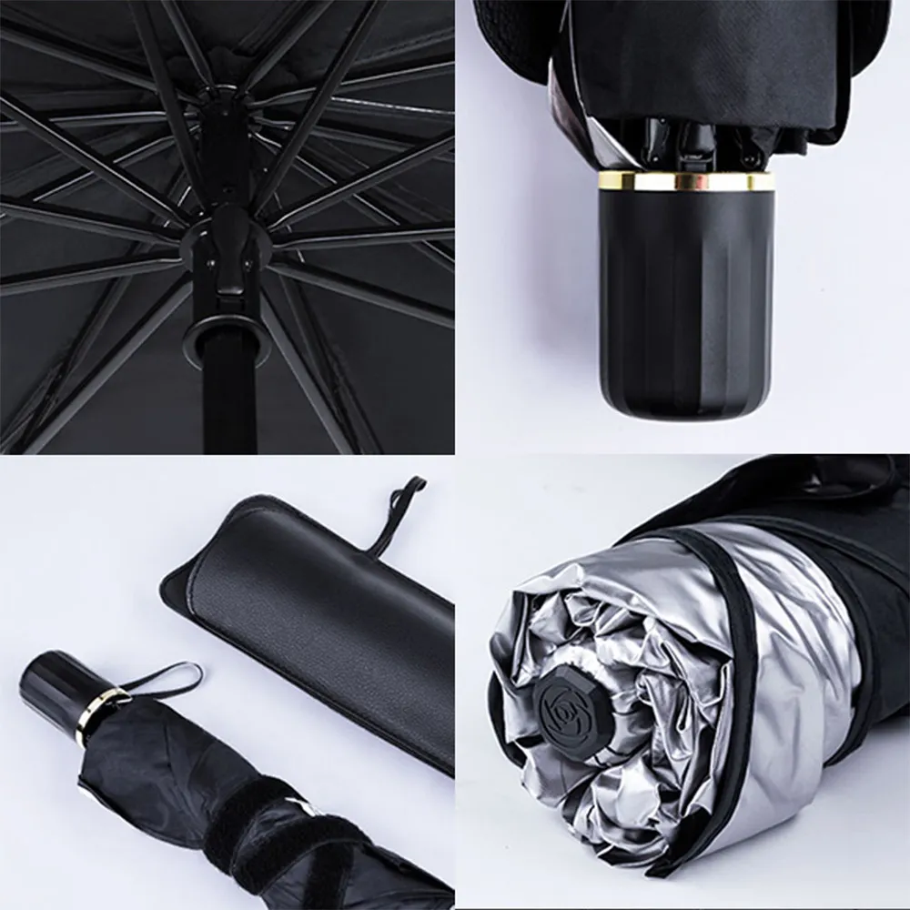 Ombrellone pieghevole Parabrezza interno Parasole Parasole Finestra anteriore Protezione UV Tenda parasole Accessori auto
