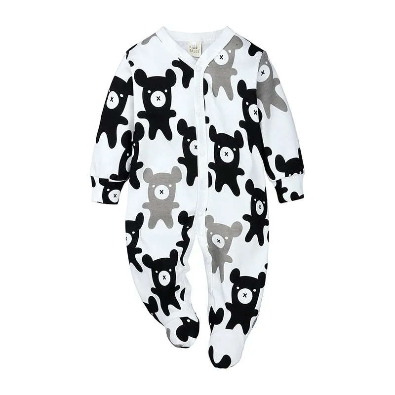 Coton barboteuses body vêtements pour enfants pour nouveau-né pijama combinaison bébé garçon vêtements 210413