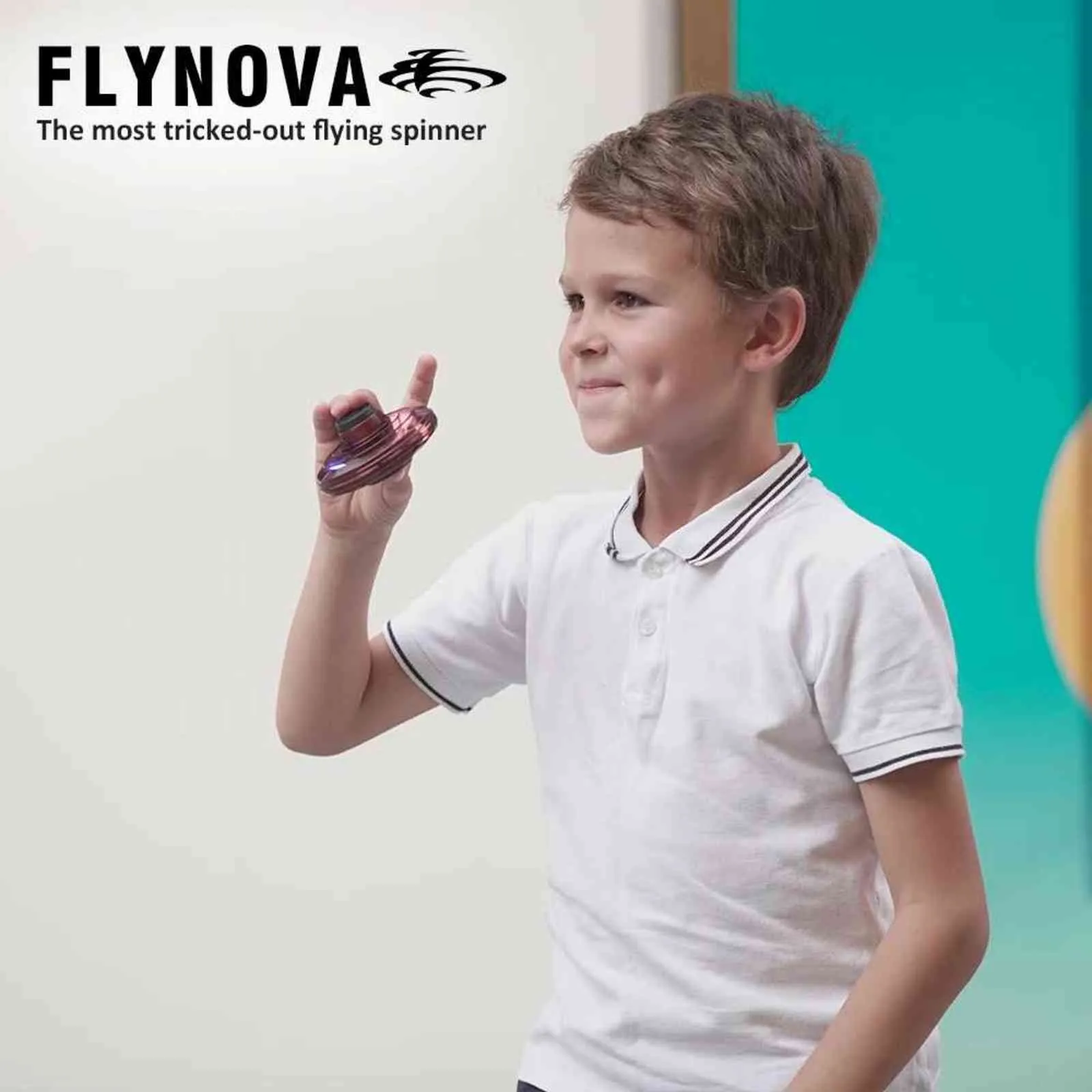 Originale Flynova UFO Drone Fidget Flying Spinner Toy Mini Flyorb Fly Nova Regalo bambini adulti 211104