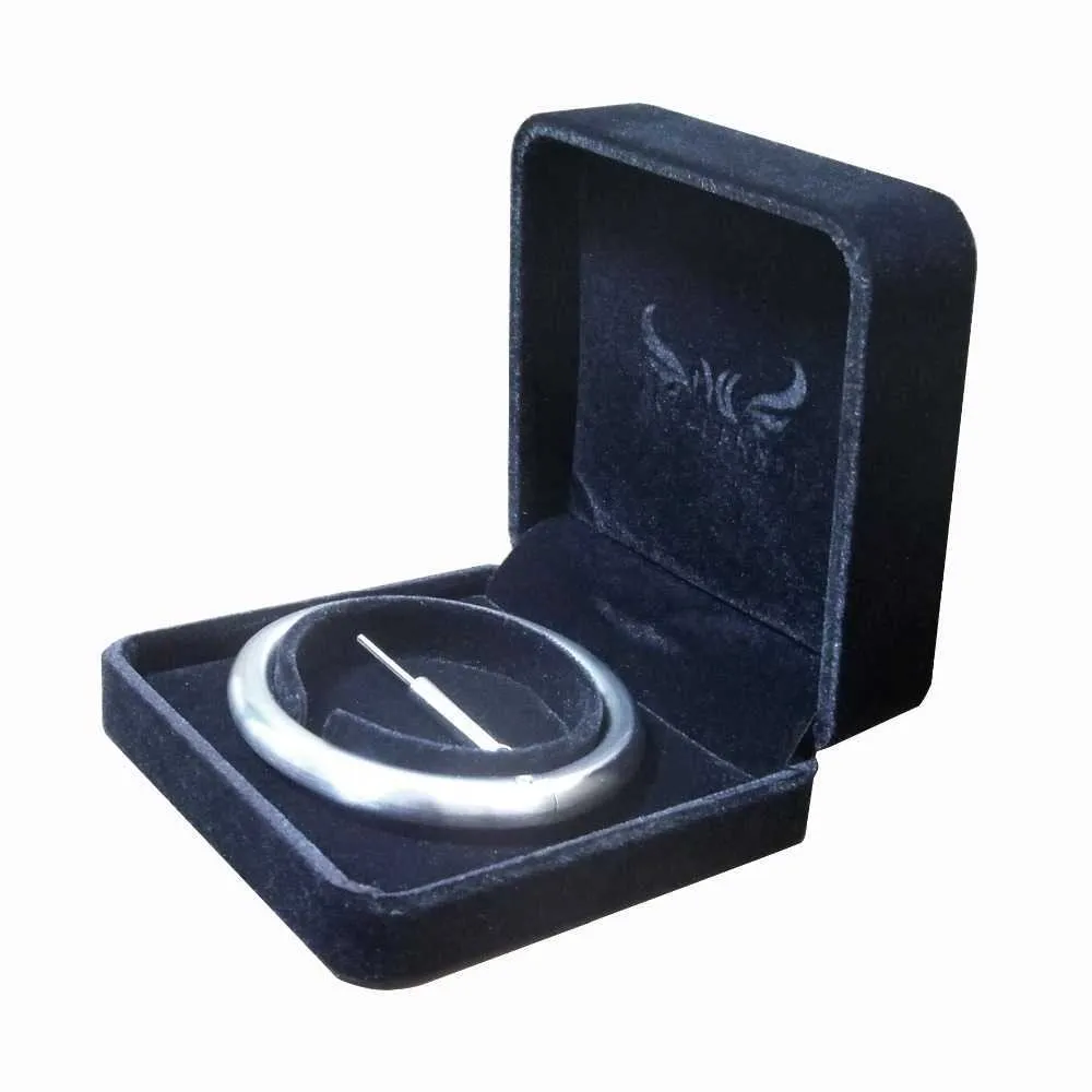 ACECHANNEL MATT escovado aço inoxidável travável puxível de punho de pulso pulseira pulseira de pulseiras de aço de pulseiras de jóias de jóias de moda Bracelets de mangueira q07265v