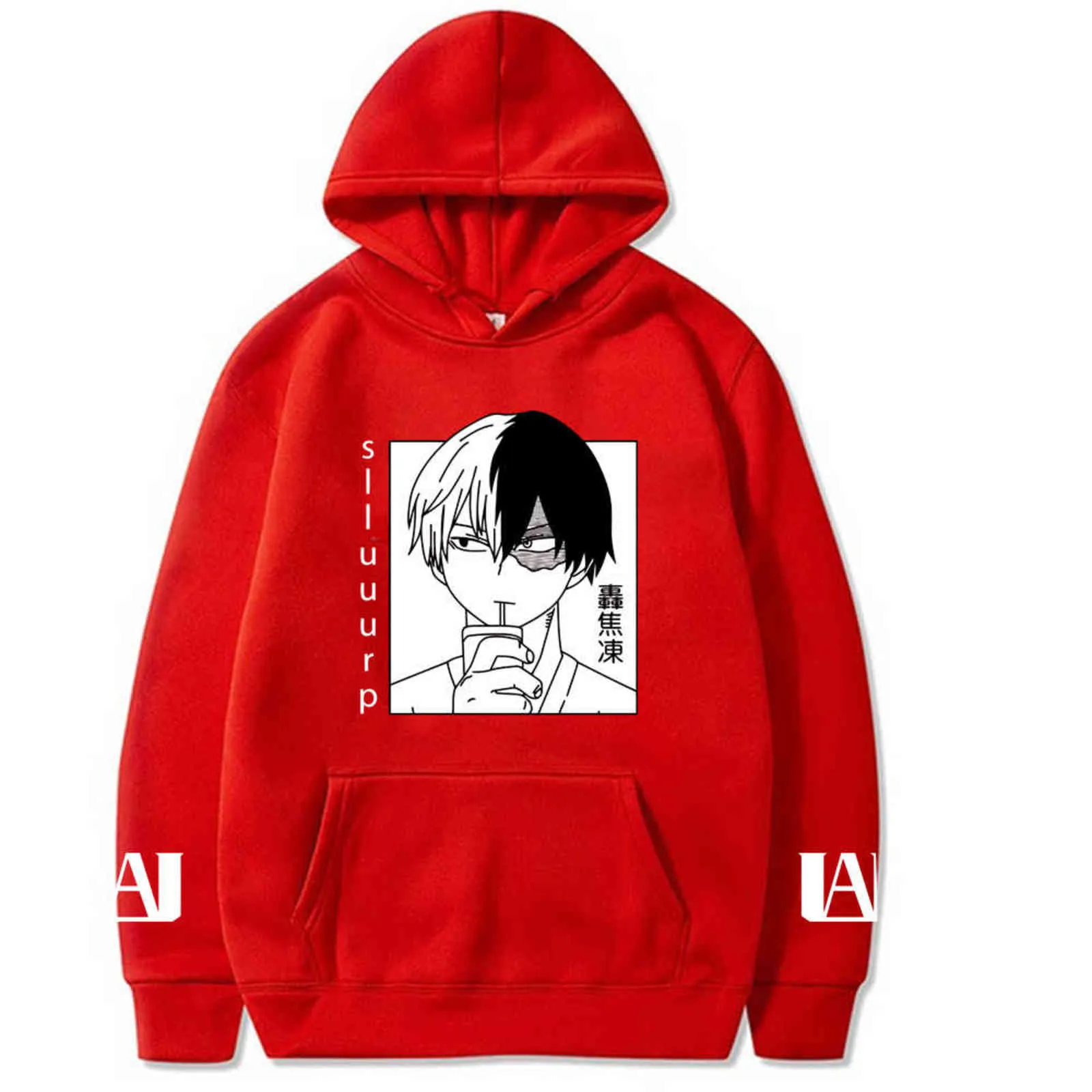 My Hero Academia Hoodies 풀오버 Streetwear 탑 스웻 셔츠 남여 의류 Y211118