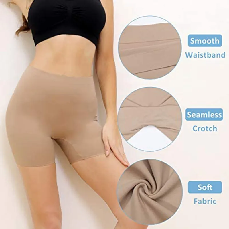 Thigh Slimmer Shapewear Panties for Women Slip Shorts High Waist Tummy Control Cincher Girdle Body Shaper
