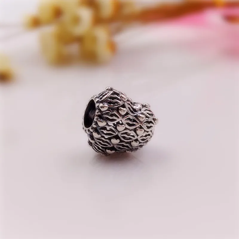 charms for jewelry making kit kiss Lips love heart pandora 925 silver leopard braclet hair beads kids women men chain bangles necklace pendant birthday gift 796564