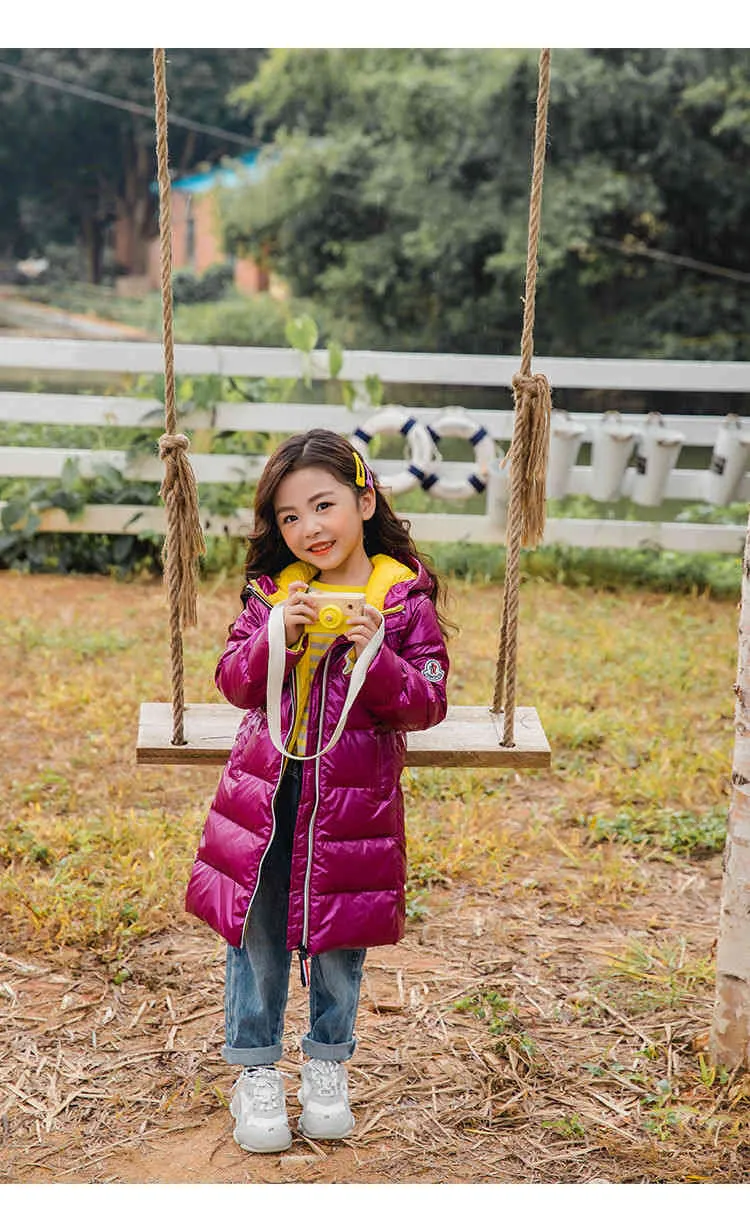 Ropa de diseñador de moda Chaqueta de invierno para niños Abrigo con capucha plateado y dorado para niños Ropa para bebés Parka para niñas Dow267k6769407