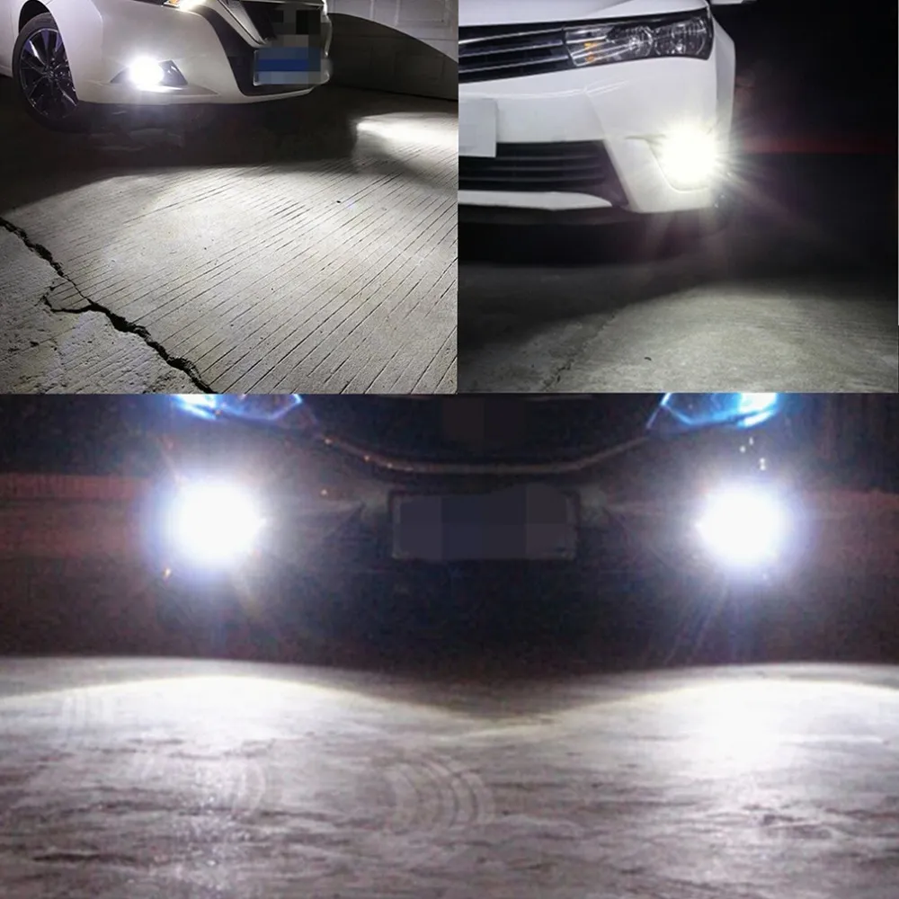 H8 H11 Żarówki LED HB4 9006 HB3 9005 Światła przeciwmgłowe Lampy 3030SMD Lampa tylna Lampa samochodowa Parking 1250LM 12V - 24 V Auto 6000K Biały