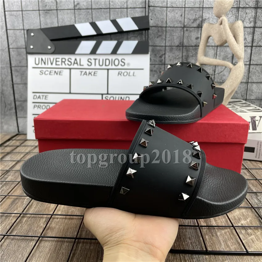 Mens Slippers Scuffs Slides Fashion Ladies Womens Summer Sandals Beach Slide Lovers Trendy Shoes Casual Rubber Home Office Slipper Munich Mark Brown Black 36-46