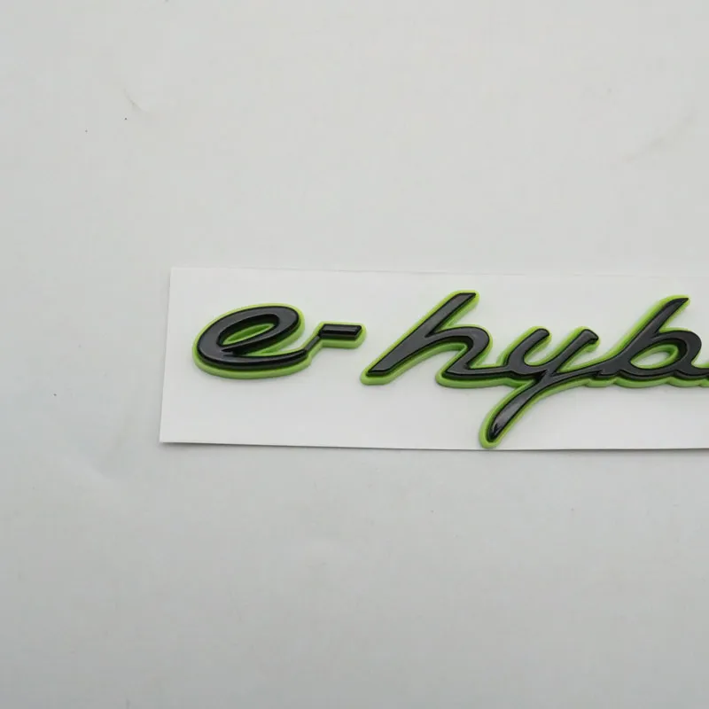 For E-hybrid Emblem Car Logo Sticker Side Fender Letter Badge Decal Nameplate310Z