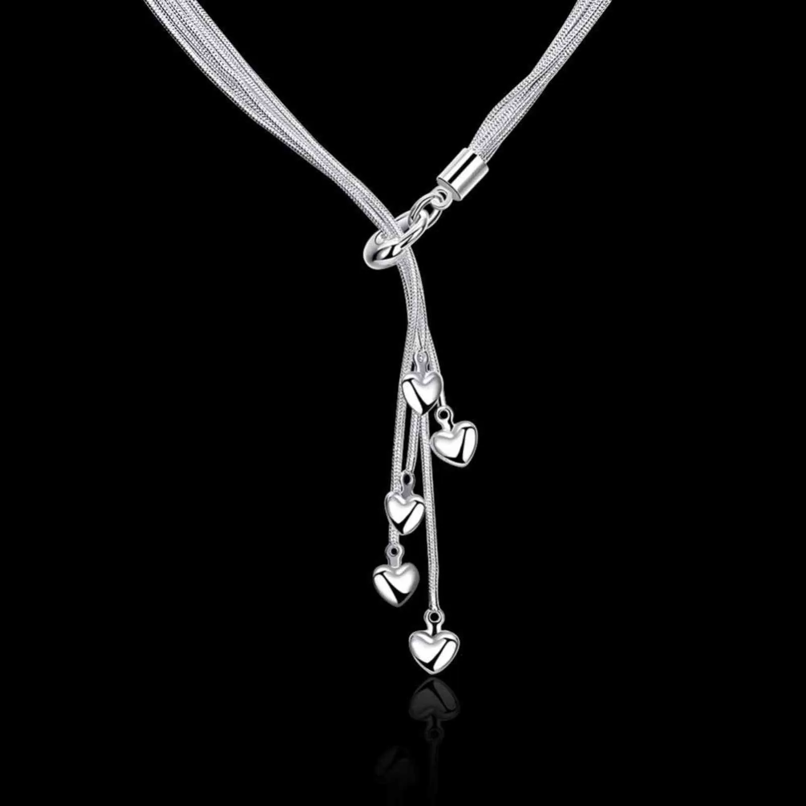 Newt Luxe 925 Sterling Sier Ketting Lange Ketting Hanger Vijf Sterren Maxi Ketting voor Vrouwen Fijne Sieraden Poison