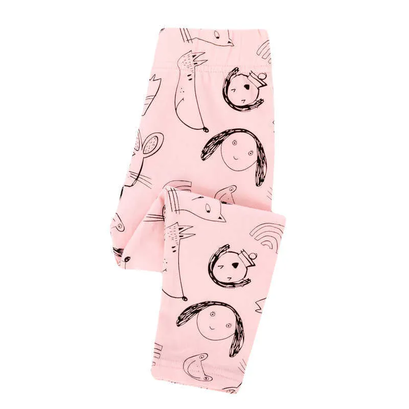 Jumping meters Baby Cartoon Legging Pants for Girls Autumn Spring Clothing Long Trousers Skinny 210529