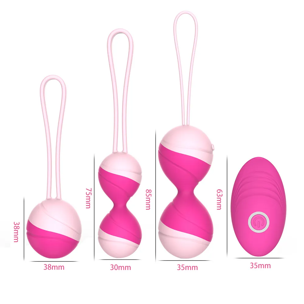 Kegel Ballen Vibrator Vibrerend Ei sexy Speelgoed Voor Vrouw Afstandsbediening Vaginale Strakke oefening Ben Wa Geisha Spier Shrink6931765