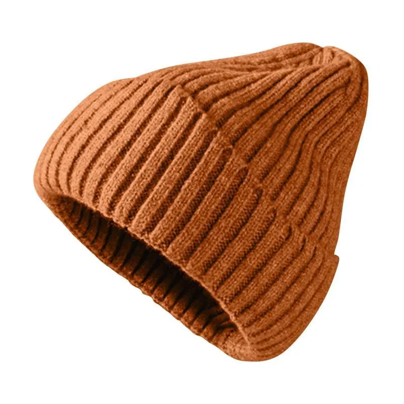 Beanie / schedel caps ontwerp herfst winter mode vrouwen casual zachte warme massieve wollen hoed buiten ademend gebreide accessoires